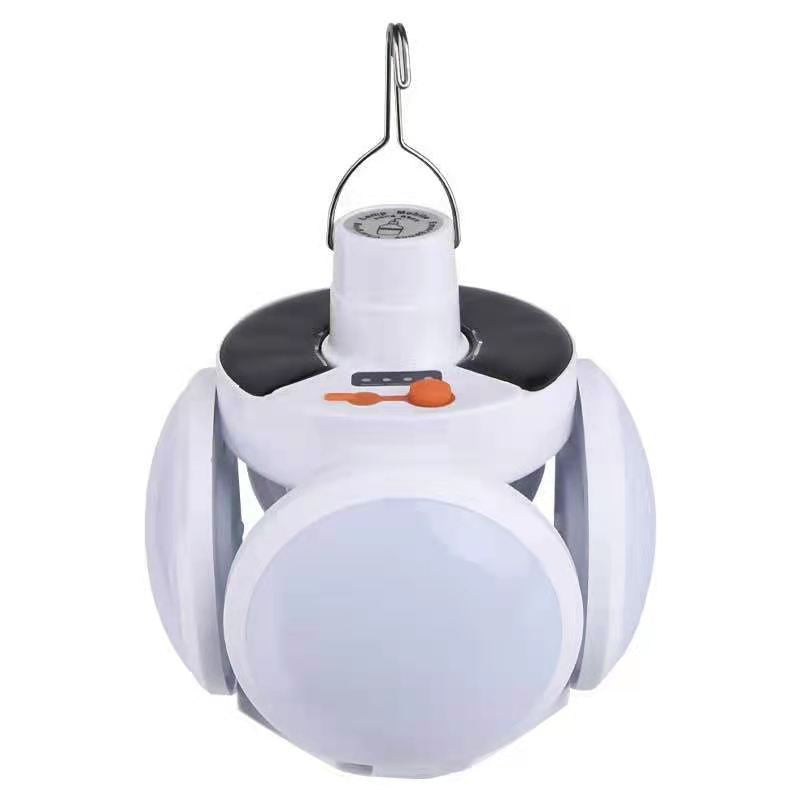 Uitklapbare LED lamp - Outdoor - Opvouwbaar Licht - ingebouwd zonnepaneel - met afstandbediening- Draagbare USB  LED Lamp - Zoeklichten - Camping - Noodlamp