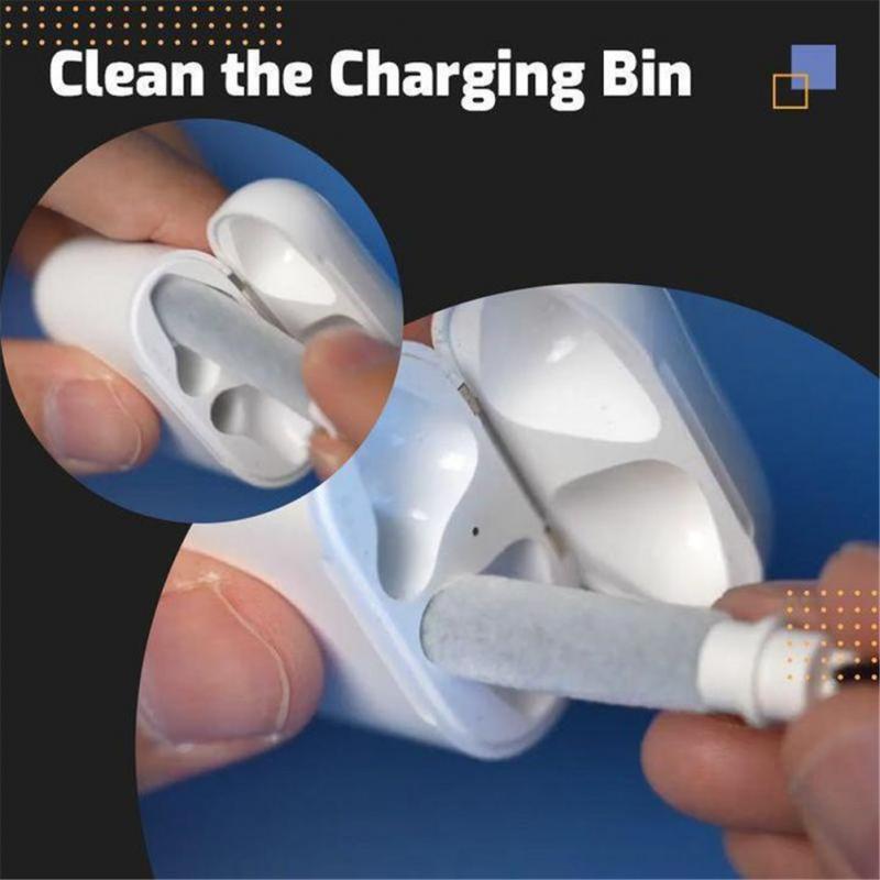 Oordopjes schoonmaak pen - 3 in 1 - compact ontwerp - electronica schoonmaak pen - makkelijk mee te nemen