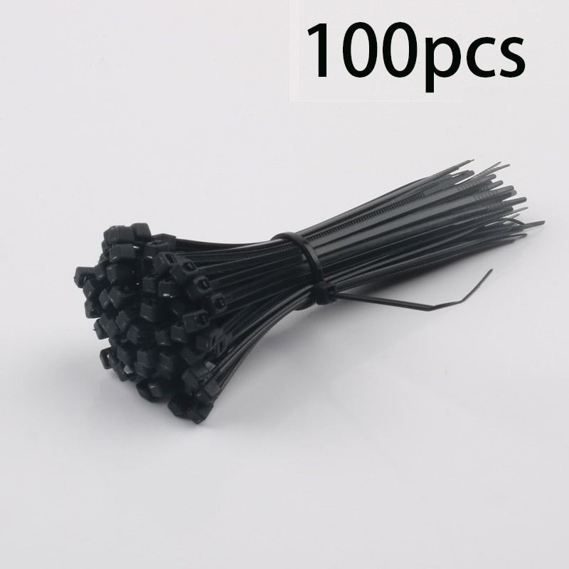Tie Rips - 100x stuks - kabelbinders - altijd handig om achter de hand te hebben - bundel banden - tiewraps - tie ribs - tie rips -