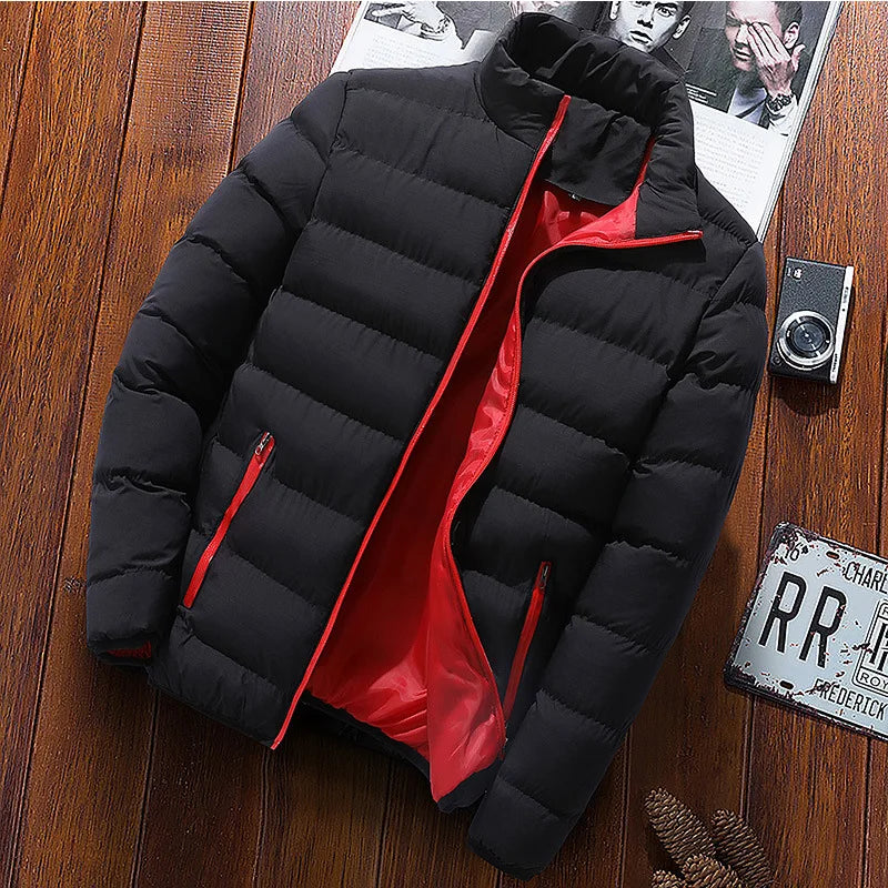 Warme Parka Jas met opstaande kraag - winterkleding voor heren