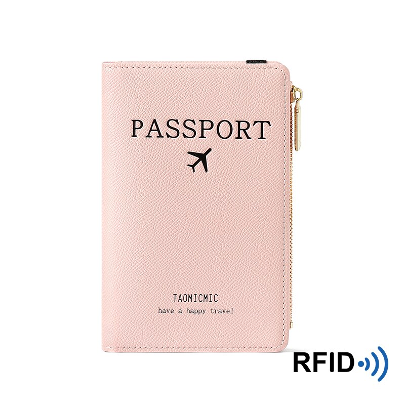 Paspoort mapje - PU leer cover - RFID beveiliging - Onmisbaar voor op reis - Paspoorten, pasjes, geld, foto's, alles past erin - Duurzaam - Praktisch