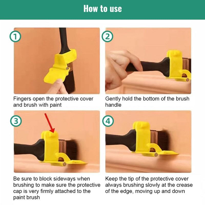 Verfkwast Rand Trimmer - Het perfecte opzetstuk voor je kwast! - Veelzijdig inzetbaar - Gemakkelijk schoon te maken - Bespaar tijd en moeite