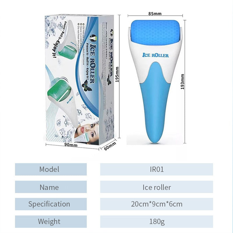 Siliconen Gezicht IJs Roller - Ice Roller - Facial Roller - Face Roller Massage - Gezichtsmassage - Gezichtsroller - IJsroller - Verjonging - Strakke Huid