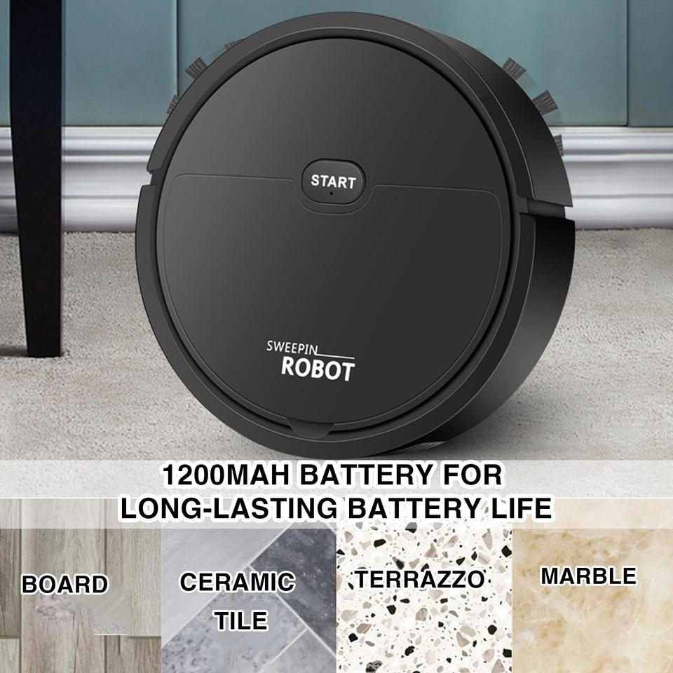 Stofzuiger Robot - mini stofzuiger - nooit meer zelf stofzuigen - handig hulpje in het huis - klein en compact -  schoonmaak robot