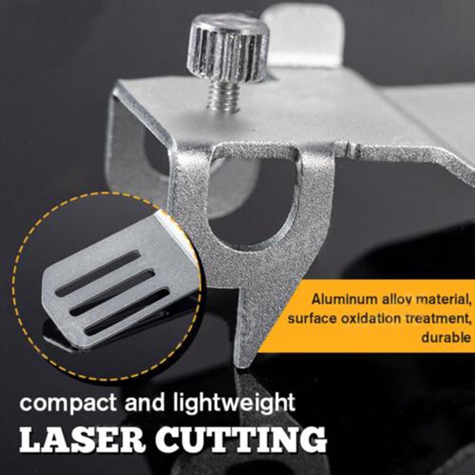 Meetlint potlood houder - Nauwkeurige metingen maken - Aluminium opzetstuk voor rolmaat - Rolmaat assistent - Precisie tool - Meetlint marker - Universeel
