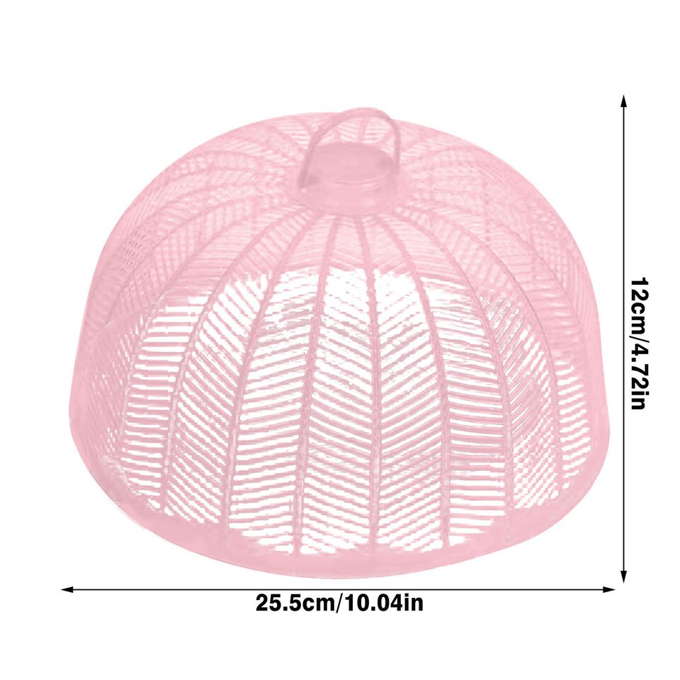 Vliegenkap/voedselkap - kunststof 25 cm - Eten/voedsel beschermen tegen ongedierte - Afdekkappen - ook handig om uw planten te beschermen - Multicolor - Kunststof