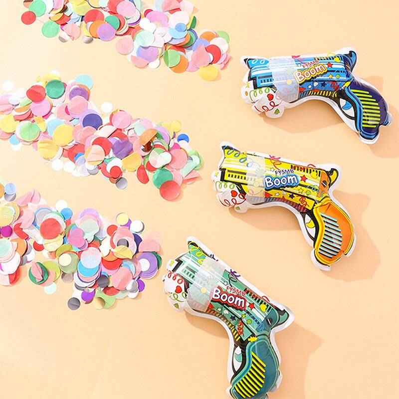 10x confetti popper groot - party popper opblaasbaar- verjaardag - decoratie - themafeest - tienerfeestje - kinderfeestje - festivals