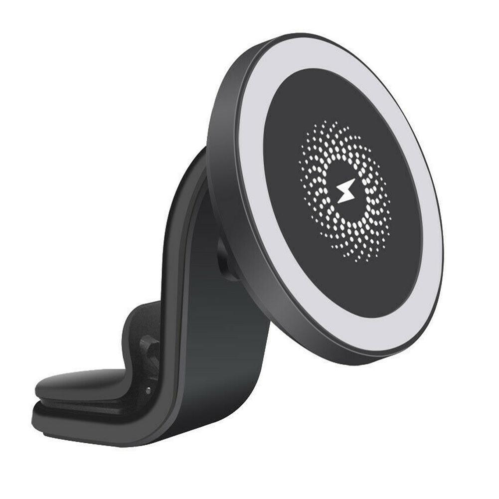 Draadloze telefoon houder/lader - oplader geschikt voor Apple iPhone 14 - 13 en 12 serie - magnetische telefoon lader + houder - Geen gerommel met kabels meer