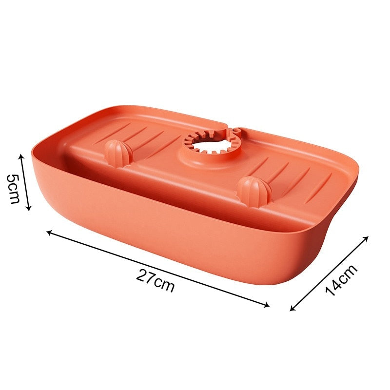 Kraan organizer - gootsteen - aanrecht - keuken organizer - hygiënische oplossing voor een nette spoelbak- vaatdoekhouder - sponshouder