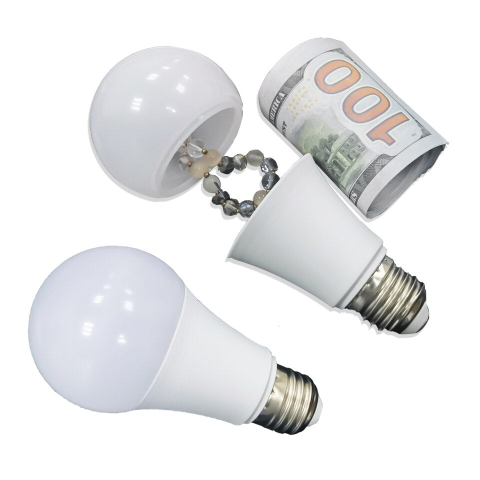 Gloeilamp met geheim compartiment - Geld Doos - neppe Led Lamp - Afleiding - Veilige Container - Verberg uw Sieraden