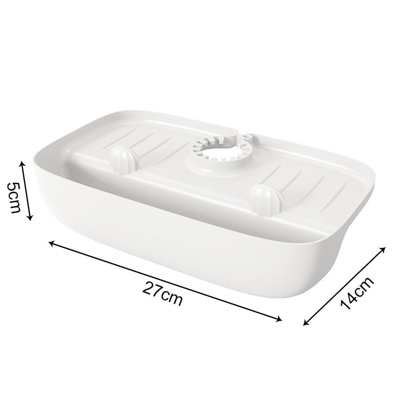 Kraan organizer - gootsteen - aanrecht - keuken organizer - hygiënische oplossing voor een nette spoelbak- vaatdoekhouder - sponshouder