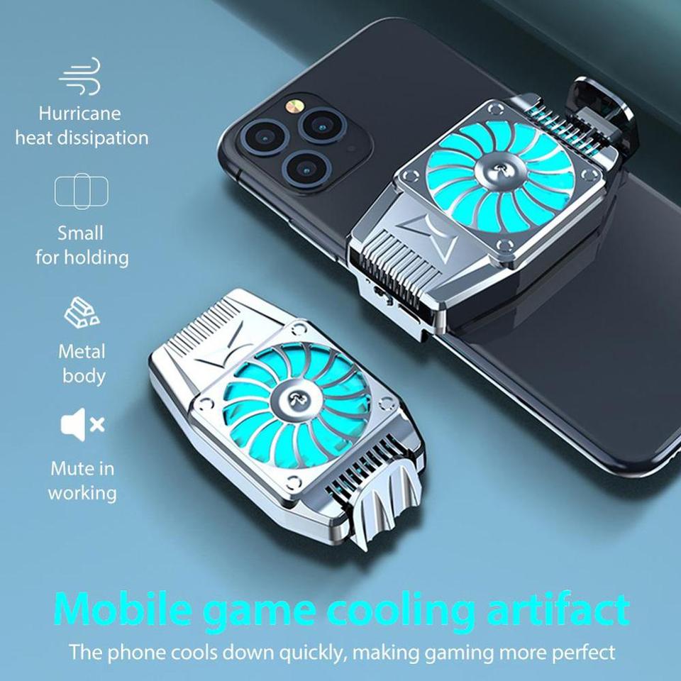 Telefoon Cooler - Universeel - Compact en draagbaar - Telefoon Cooling Fan - Fijn voor tijdens het kijken van filmpjes op uw telefoon - Tijdens het gamen