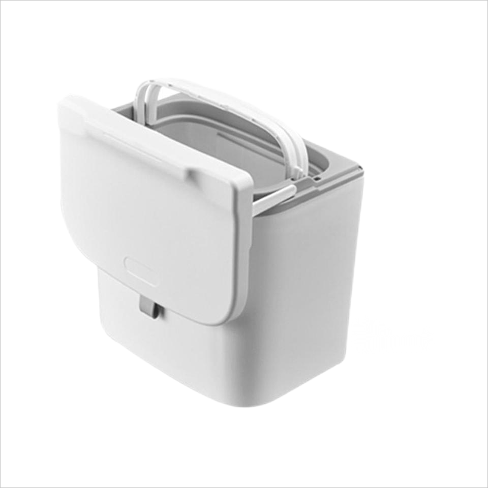 Keuken Caddy - het slimste afval of gft bakje van uw keuken! - met draagbeugel - 7 liter - goed sluitende deksel - geen geur en fruitvliegen - afvalscheiding