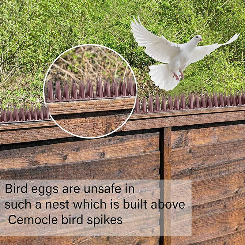Anti inbraak strip - anti klim - perfect tegen dieven - makkelijke oplossing, valt niet op - ook tegen katten en vogels - 50cm - overklimbeveiliging -