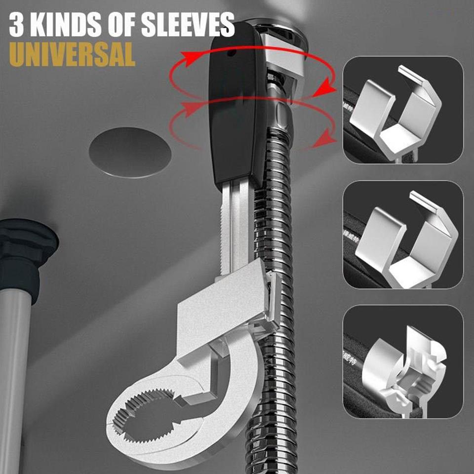 80mm verstelbare fitting sleutel - verstelbare moersleutel - heavy duty waterpomptang - griptang - 100% metaal