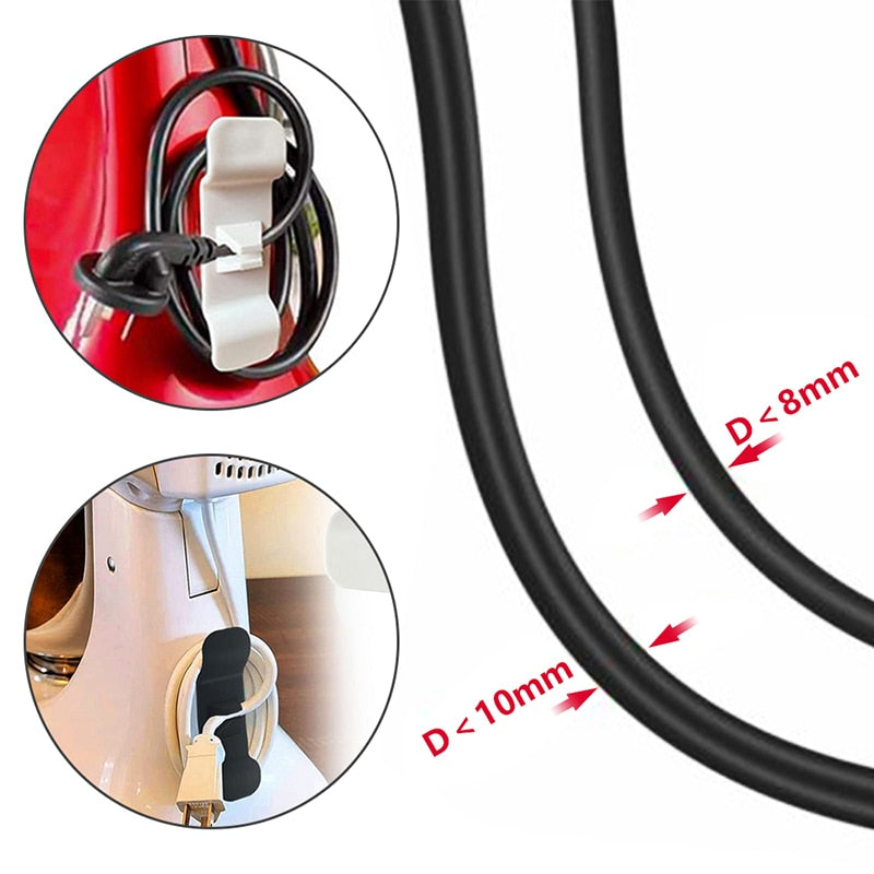 2 in 1 Kabel Organizers - Set van 3 of 6 stuks - Eenvoudig in gebruik - Veelzijdige toepassingen - Geen losse draden meer - Voor al uw electronica