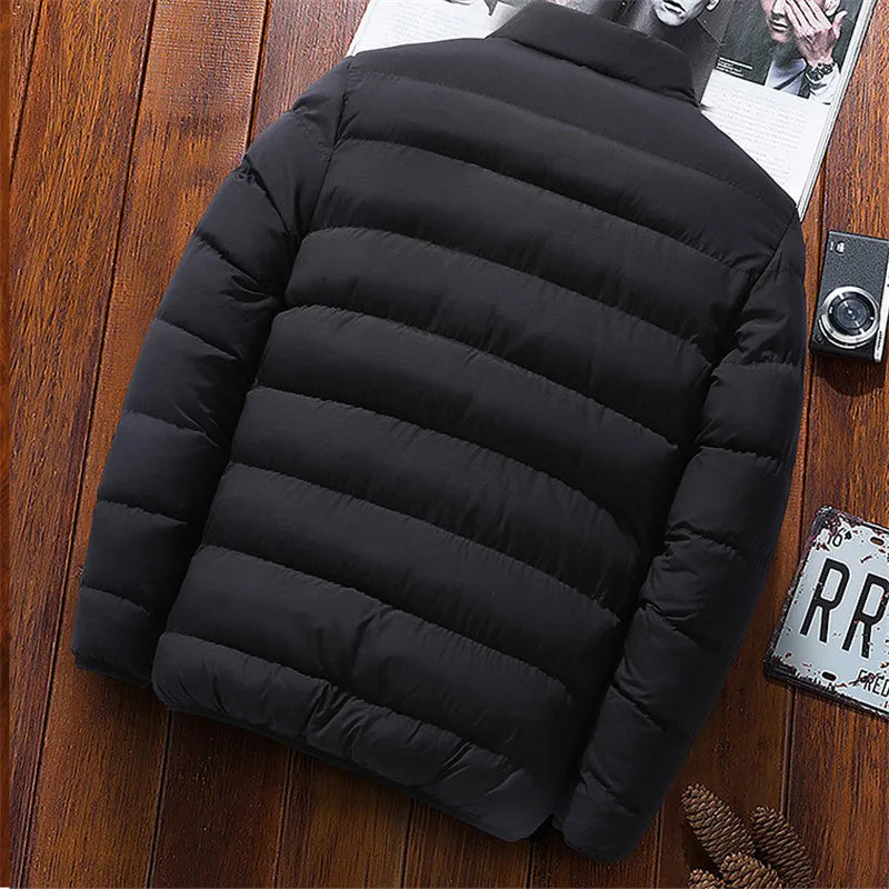 Warme Parka Jas met opstaande kraag - winterkleding voor heren