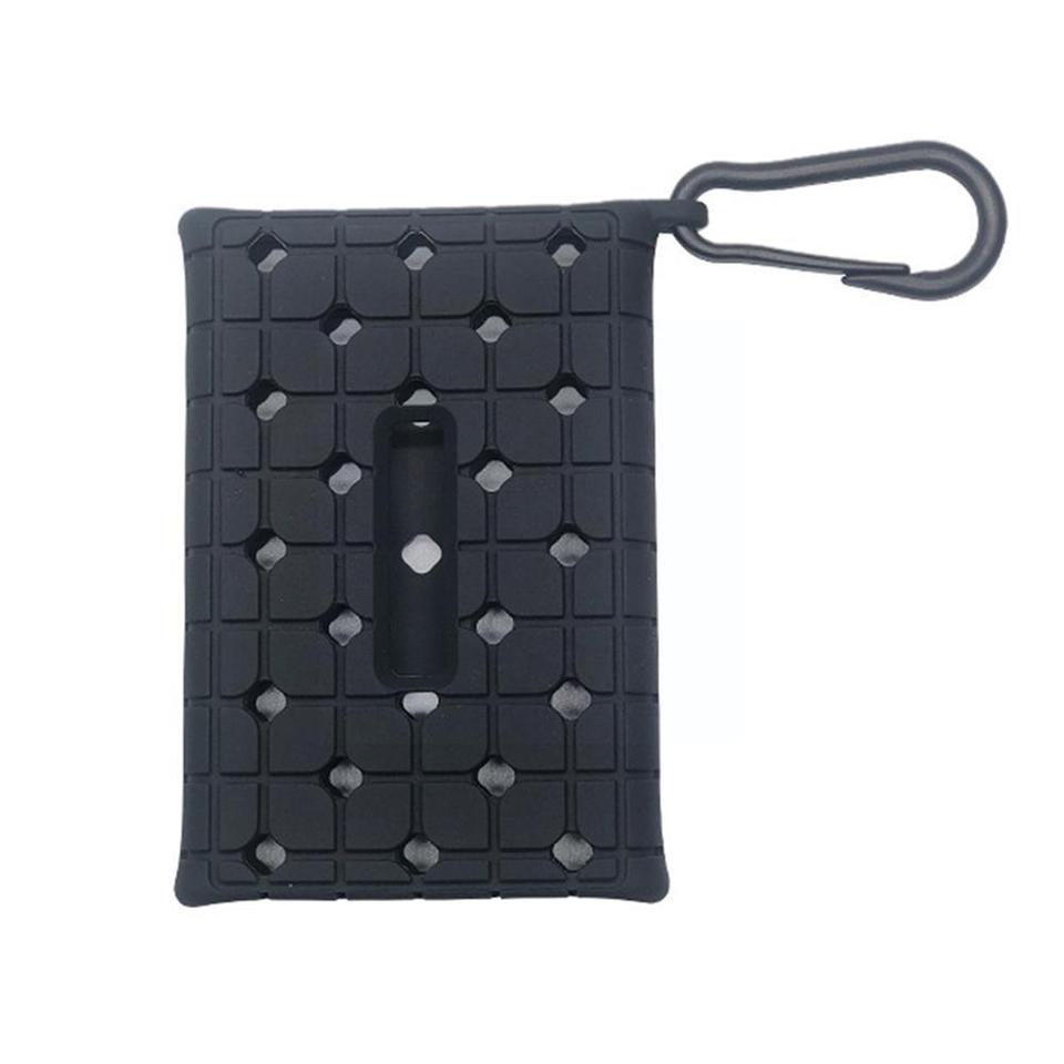 Powerbank hoes - Harde schijf hoes - Handige anti-val hoes - Siliconen hoes - Met handige karabijn haak - Bescherm uw electronica