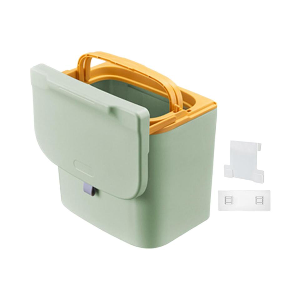 Keuken Caddy - het slimste afval of gft bakje van uw keuken! - met draagbeugel - 7 liter - goed sluitende deksel - geen geur en fruitvliegen - afvalscheiding