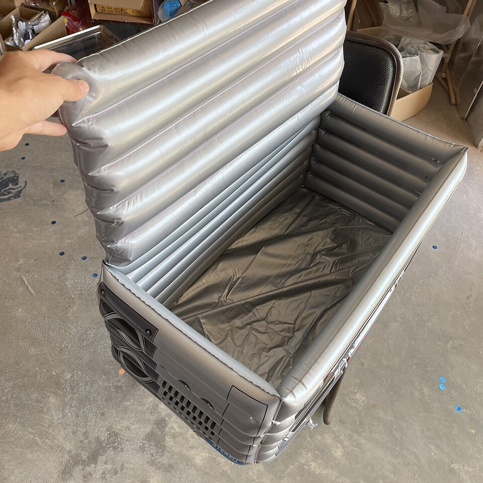Opblaasbare koelbox - Boombox koelbox - Leuk voor feesten en partijen - strand koelbox - Opblaasbaar, dus handig om mee te nemen