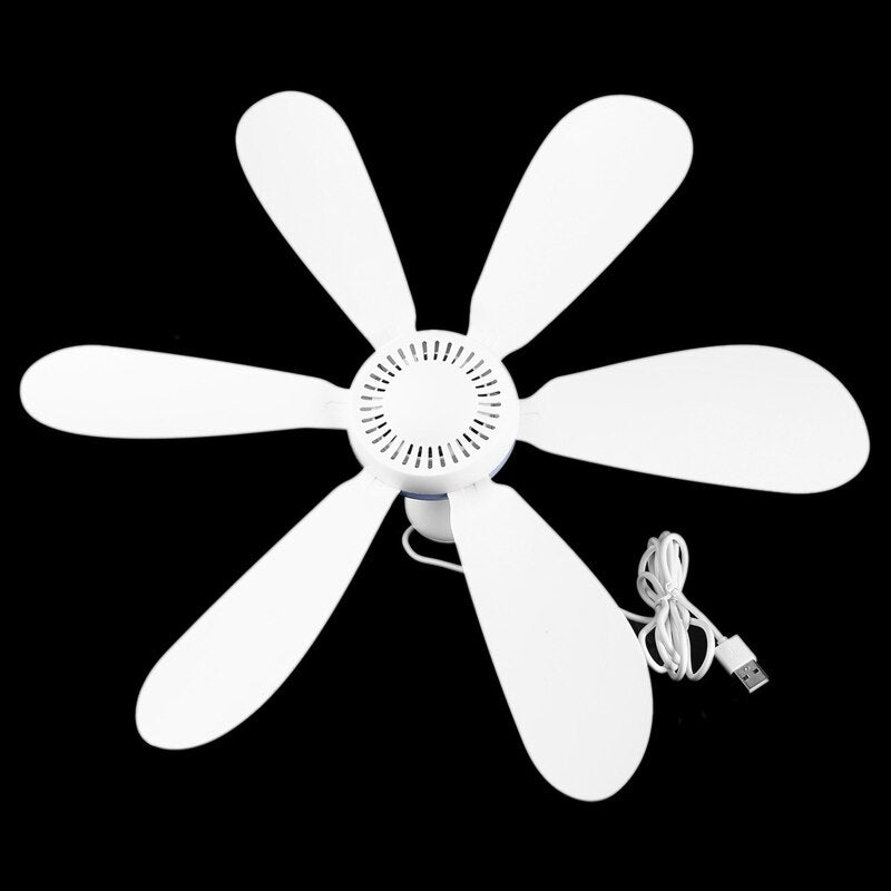 Mini USB plafond ventilator - Klamboes Camping Ventilator - Mini Bureau Waaier - Stil, fijn voor tijdens het slapen - Kamperen - Afstandsbediening
