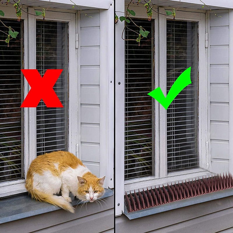 Anti inbraak strip - anti klim - perfect tegen dieven - makkelijke oplossing, valt niet op - ook tegen katten en vogels - 50cm - overklimbeveiliging -