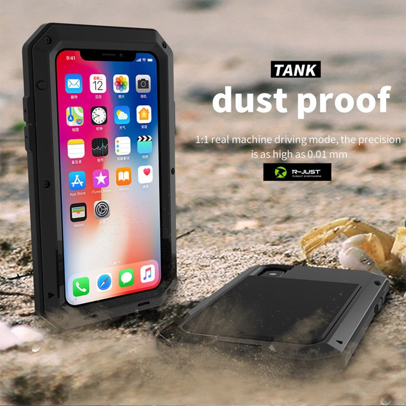Heavy duty iPhone case -  extreme beveiliging voor uw iPhone - schokbestendig - bumper cover - anti-kras - waterbestendig