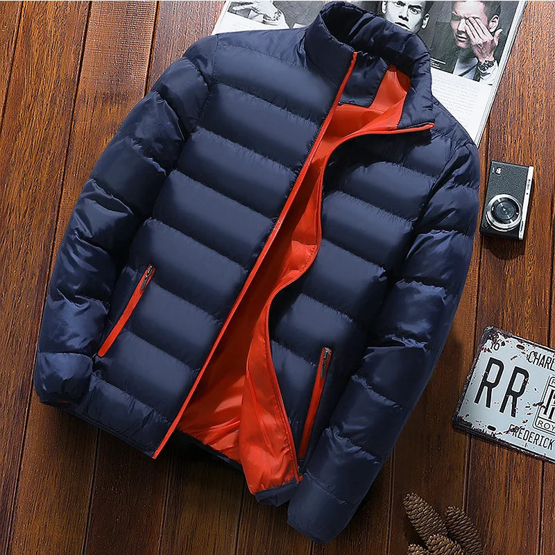 Warme Parka Jas met opstaande kraag - winterkleding voor heren