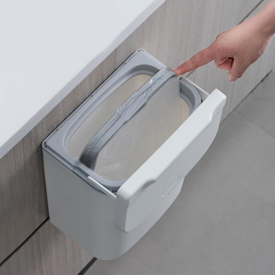Keuken Caddy - het slimste afval of gft bakje van uw keuken! - met draagbeugel - 7 liter - goed sluitende deksel - geen geur en fruitvliegen - afvalscheiding