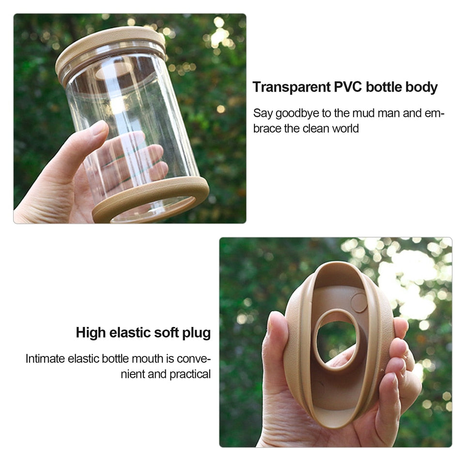 Mini Hydroponic planten pot - Transparante pot - Voor extra snelle groei! - Moderne plantenpot - Zonder aarde - thuis decoratie