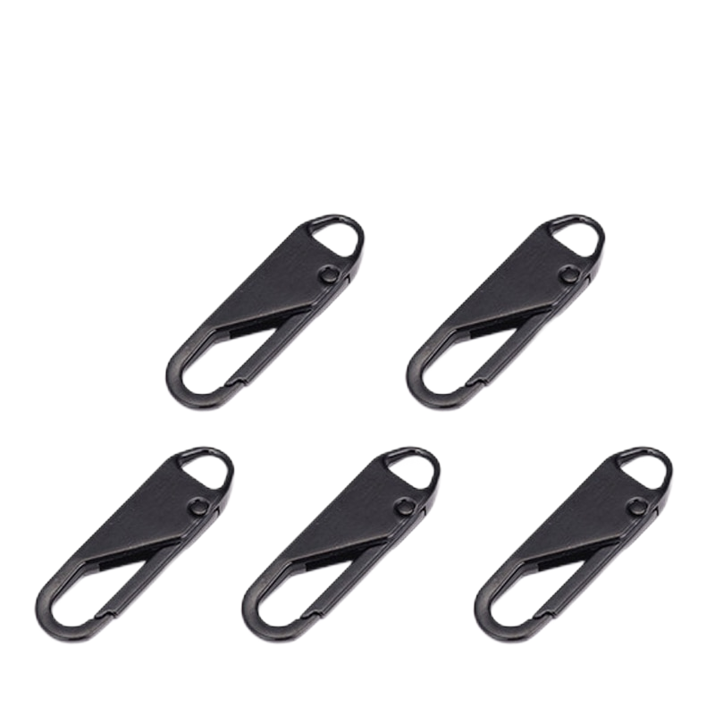 Rits trekker reparatieset - gemakkelijk een nieuwe trekker aan uw rits klikken - 3 kleuren metaal