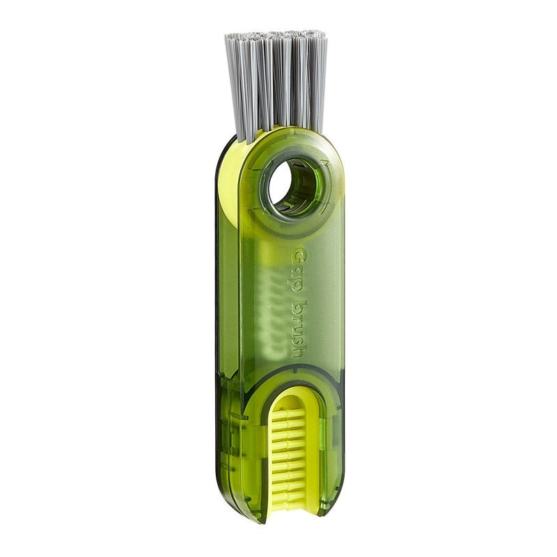 3-in-1-borstel - Afwasborstel - Flessenborstel - Borstel met meerdere functies! - Praktisch ontwerp - Brede toepassing - Eenvoudig schoon te maken