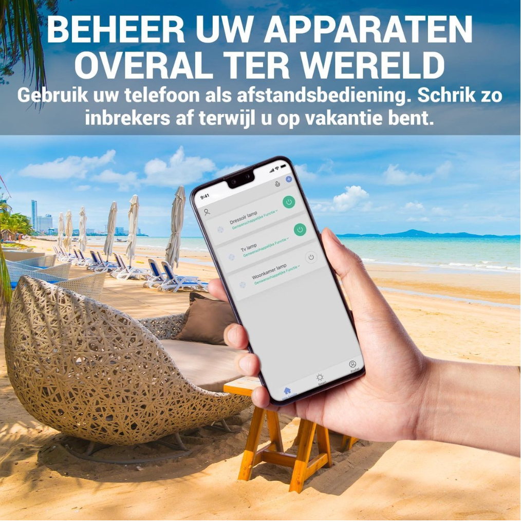 Slimme Stekker - Smart Plug - vanaf de bank uw electronica aan en uit zetten - tijdschakelaar - energiemeter - stem activatie