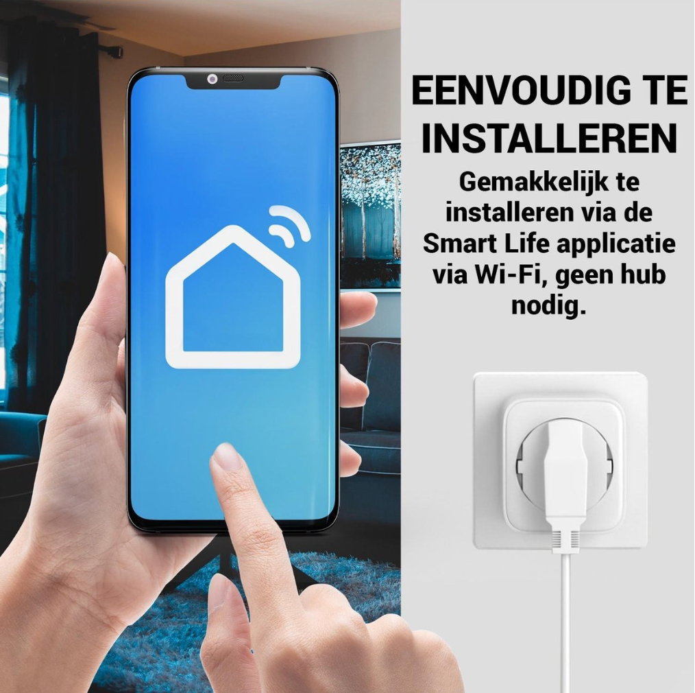 Slimme Stekker - Smart Plug - vanaf de bank uw electronica aan en uit zetten - tijdschakelaar - energiemeter - stem activatie