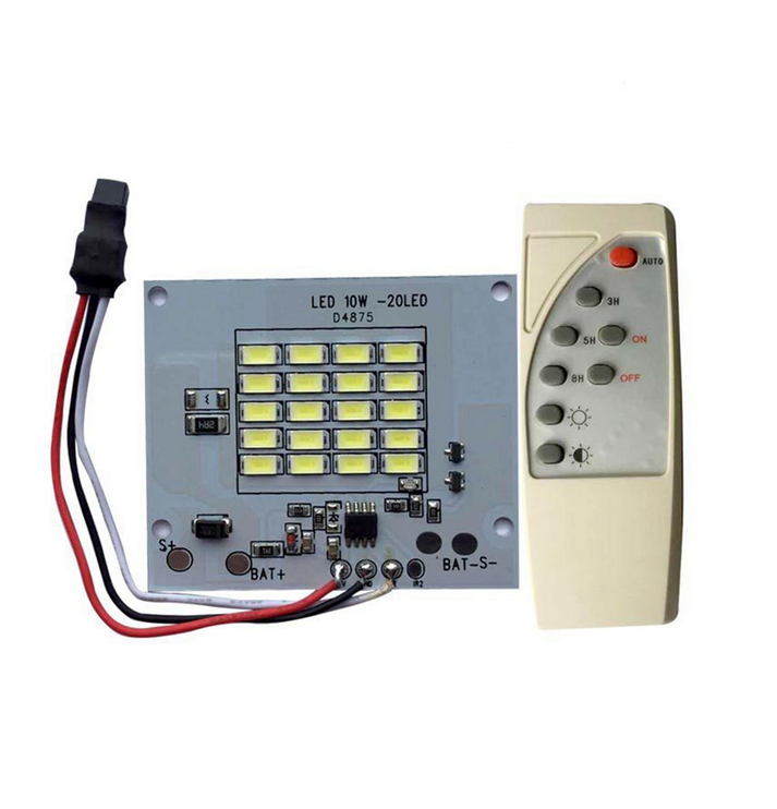 dc3.7v 10w led-afstandsbediening witte lichtbronchip voor lichtgestuurd solar licht