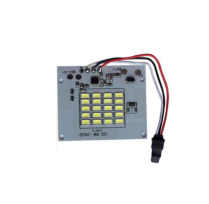 dc3.7v 10w led-afstandsbediening witte lichtbronchip voor lichtgestuurd solar licht