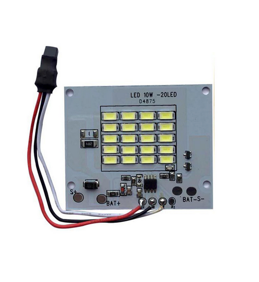 dc3.7v 10w led-afstandsbediening witte lichtbronchip voor lichtgestuurd solar licht