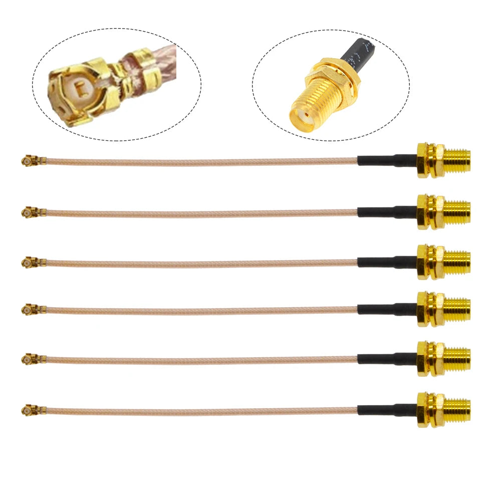 5 stuks sma vrouw naar ipex adapter connector verlengkabel draad 10 cm/20 cm voor fpv antenne rc drone