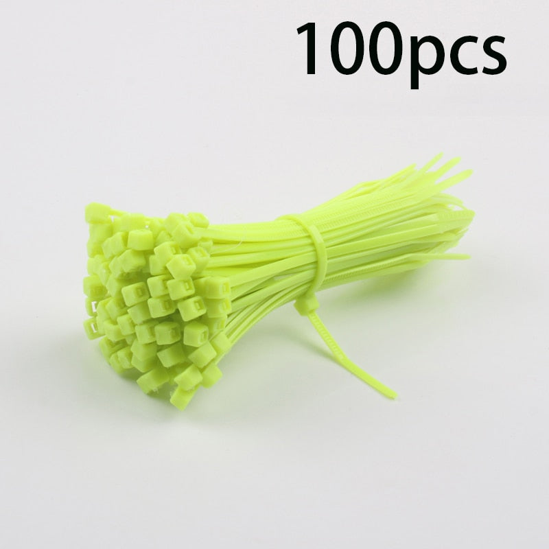 Tie Rips - 100x stuks - kabelbinders - altijd handig om achter de hand te hebben - bundel banden - tiewraps - tie ribs - tie rips -