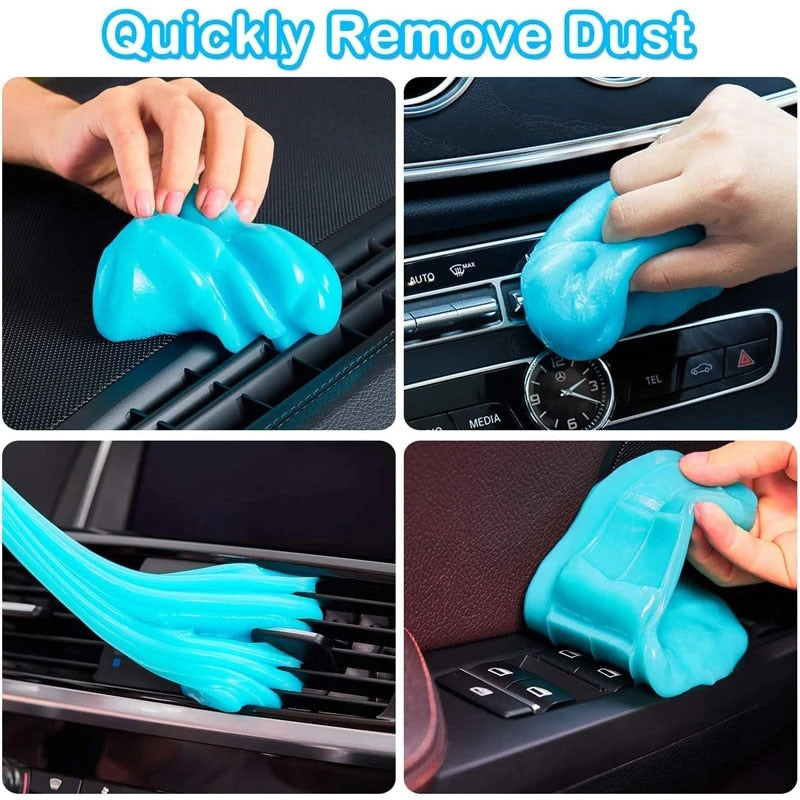 Schoonmaak Gel - haal vuil uit alle lastige hoekjes - Blauw - Toetsenbord - Auto - Schoonmaakgel - Auto Interieur - Schoonmaak Slijm - Car Cleaning Kit