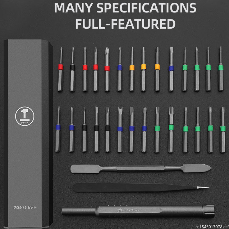 Professionele precisie schroevendraaierset 40-delig magnetisch - elk gereedschap voor laptop - camera - smartphone - iPhone - tablet - macbook - brillen