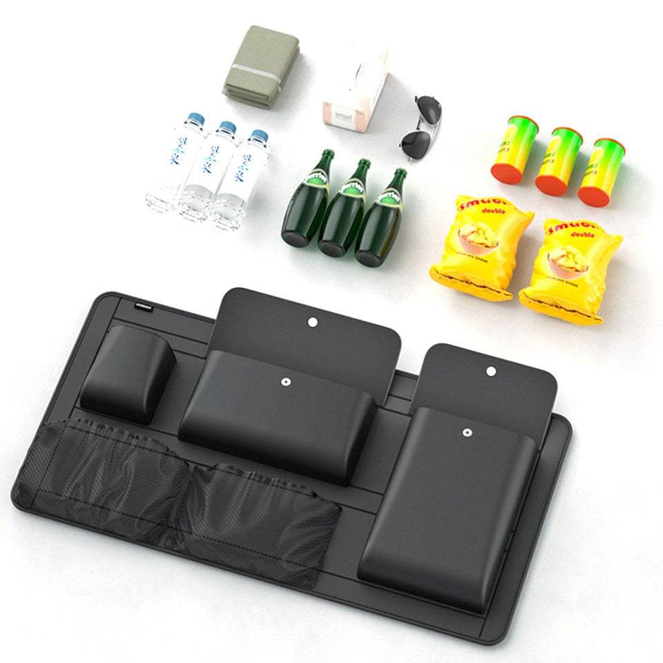 Auto organizer - autostoel organizer - vergroot de opslag van uw kofferbak - kofferbak organizer - van hoogwaardig P.U. leer