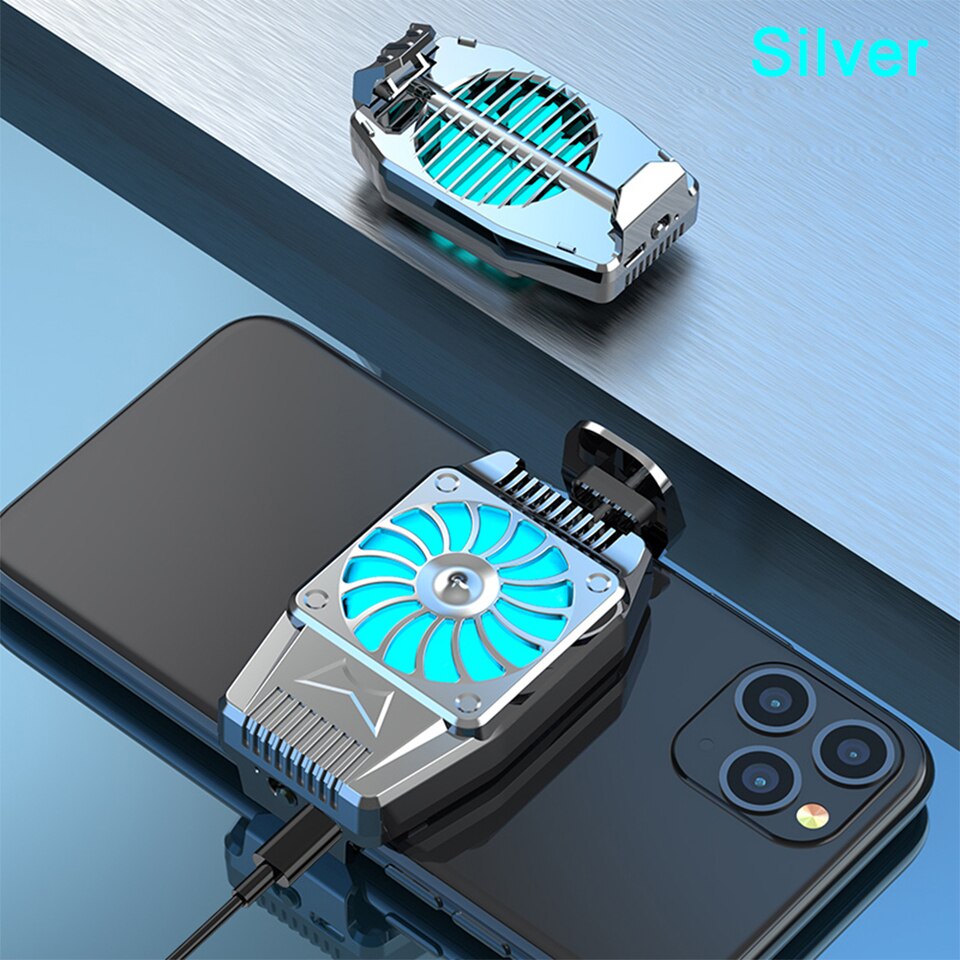 Telefoon Cooler - Universeel - Compact en draagbaar - Telefoon Cooling Fan - Fijn voor tijdens het kijken van filmpjes op uw telefoon - Tijdens het gamen