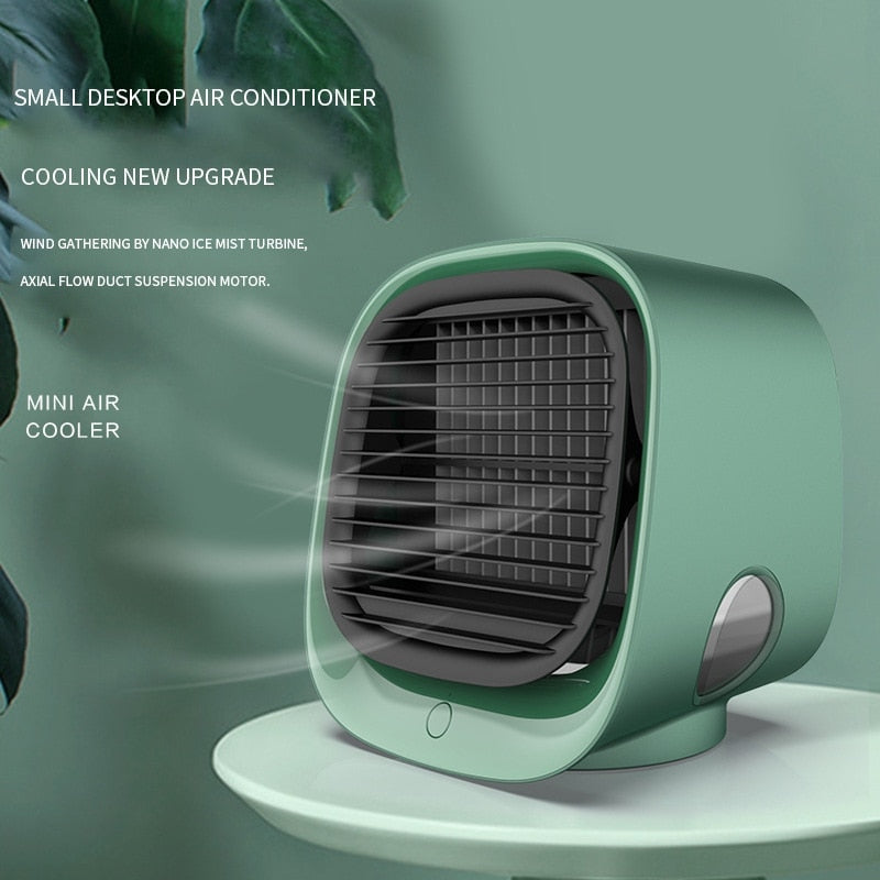 Water cooler desk fan - draagbare air cooler - luchtkoeler ventilator - ter voorbereiding voor de zomer! -  luchtkoeler met water en of ijs - mini airco