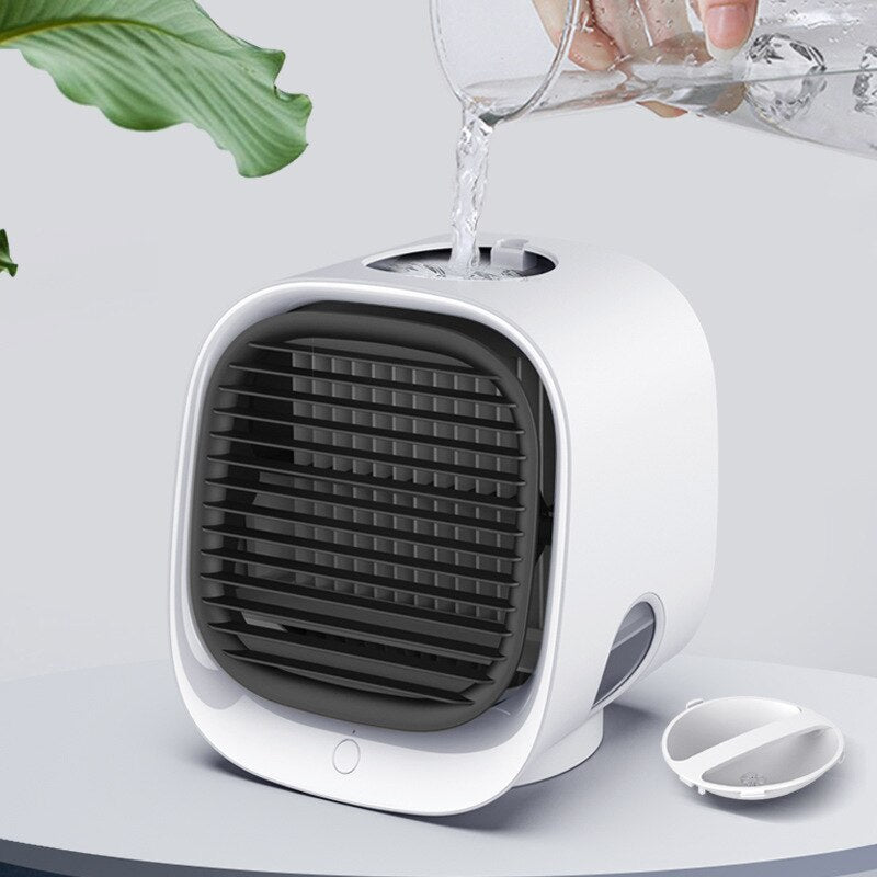Water cooler desk fan - draagbare air cooler - luchtkoeler ventilator - ter voorbereiding voor de zomer! -  luchtkoeler met water en of ijs - mini airco