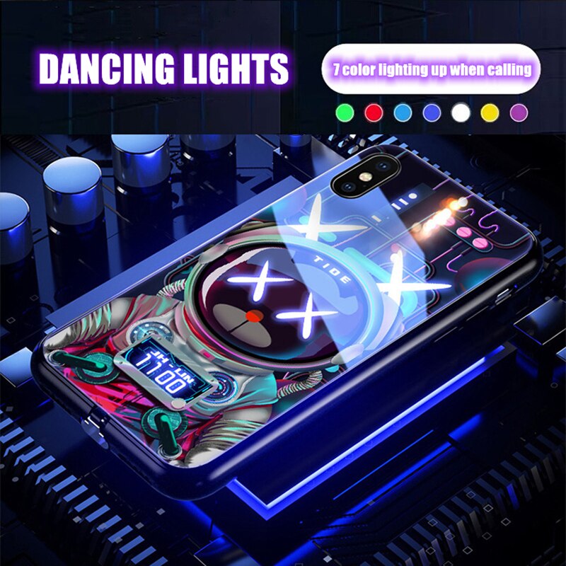 Lichtgevende telefoon case - cyberpunk - fashion - voor de echte trendsetter - nog niet bekend op de markt - nieuwe rage vanuit Japan