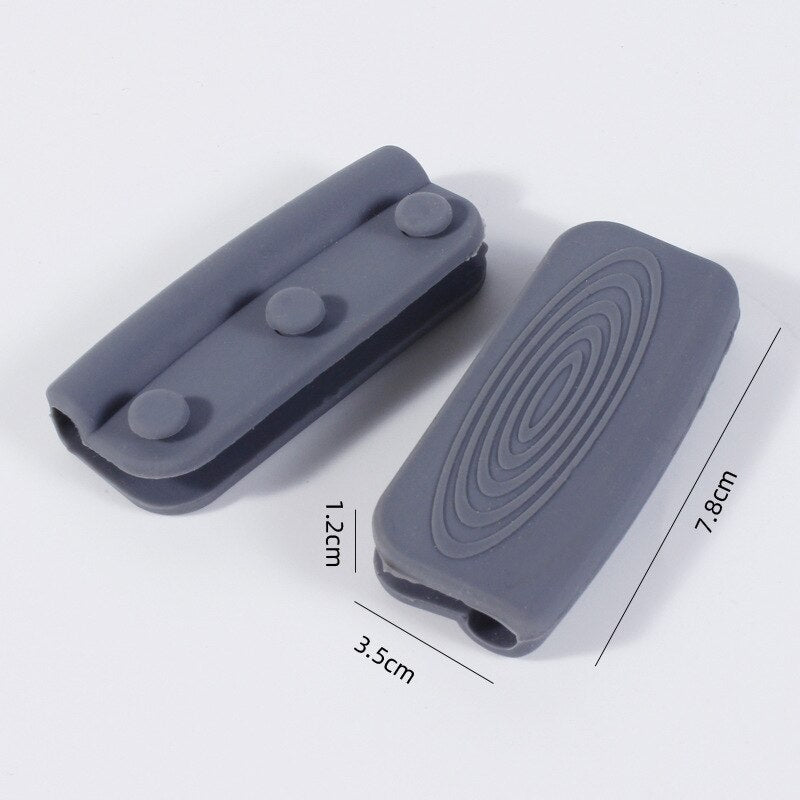 Pan handvat covers - siliconen panhandvat - hittebestendig - antislip - 3 kleuren - veiligheid en comfort