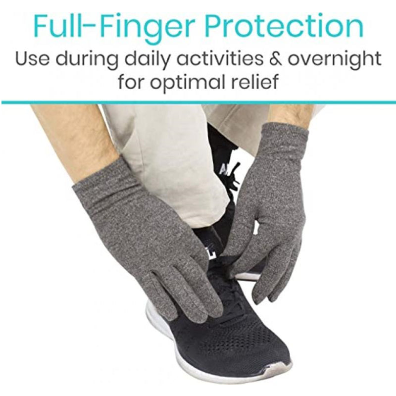 Compressie handschoenen – Steun – pijnlijke hand en vingers – voor extra verlichting – touchscreen – comfortabel je telefoon en tablet bedienen