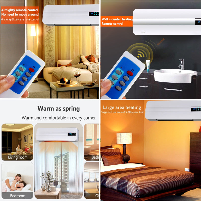 Aircooler Fan - Fijn voor warme en koude dagen - in de zomer verkoeling én in de winter warme lucht - Energiebesparend - Afstandsbediening - Makkelijke installatie