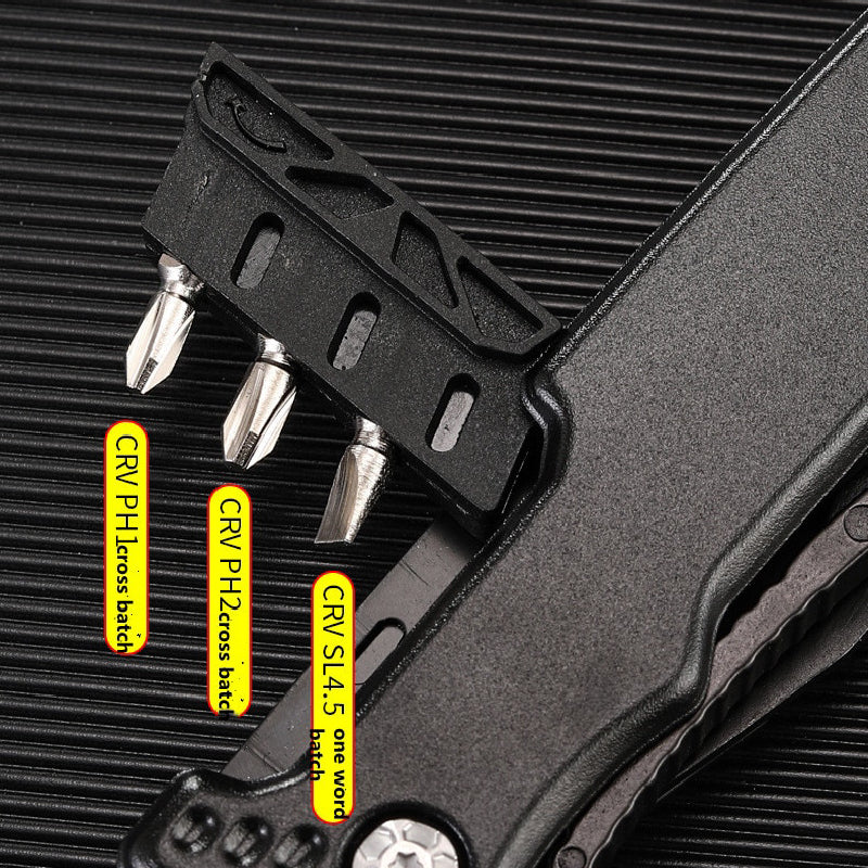 17-in-1 Multitool Hamer - draagetui - 3-delige bitset - gereedschap - survival - outdoor - camping - in de kofferbak - perfect cadeau voor mannen